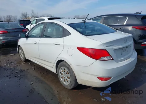 2017 Hyundai Accent Se z USA, uszkodzony, nr VIN KMHCT4AE0HU358365